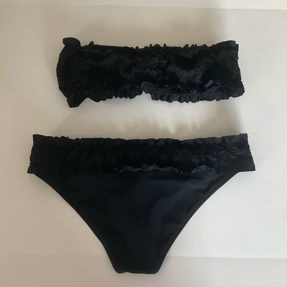 Tory Burch Smocked Bandeau Bikini - Picture 3 of 7